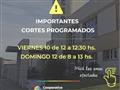 Radio Federal - Actualidad - Importantes cortes para Viernes 10 y el Domingo 12 de junio