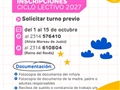 Radio Federal - Actualidad - ABREN LAS INSCRIPCIONES PARA EL CICLO LECTIVO 2027 DE LOS JARDINES MATERNALES MUNICIPALES