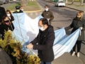 Radio Federal - Actualidad - DÍA DE LA INDEPENDENCIA: PISANO IZÓ LA BANDERA EN EL MÁSTIL CENTRAL