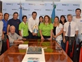 Radio Federal - Actualidad - Los ciclistas bolivarenses que viajaron a Luján le obsequiaron una Virgen al Intendente