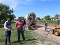 Radio Federal - Actualidad - PISANO RECORRIÓ OBRA DE CORDÓN CUNETA EN LOS ZORZALES