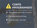 Radio Federal - Actualidad - Comunicado de Prensa: Corte Programado de Energía