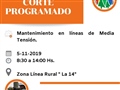 Radio Federal - Actualidad - CORTE PROGRAMADO DE ENERGIA ELECTRICA