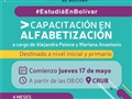 Radio Federal - Actualidad - SE DICTARÁ UNA CAPACITACIÓN EN ALFABETIZACIÓN EN EL CRUB