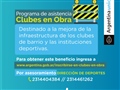 Radio Federal - Actualidad - SE ENCUENTRA ABIERTA LA INSCRIPCIÓN AL PROGRAMA CLUBES EN OBRA
