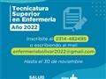 Radio Federal - Actualidad - COMIENZA LA PREINSCRIPCIÓN PARA LA TECNICATURA EN ENFERMERÍA 2022