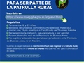 Radio Federal - Actualidad - SE ENCUENTRA ABIERTA LA CONVOCATORIA PARA SUMARSE A LA PATRULLA RURAL