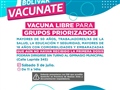 Radio Federal - Actualidad - ESTE SÁBADO COMIENZA LA VACUNACIÓN LIBRE PARA GRUPOS PRIORIZADOS EN PIROVANO Y URDAMPILLETA