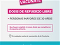 Radio Federal - Actualidad - COMIENZA LA VACUNACIÓN LIBRE DE DOSIS DE REFUERZO PARA PERSONAS MAYORES DE 30 AÑOS