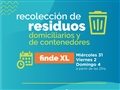 Radio Federal - Actualidad - CÓMO SERÁ LA RECOLECCIÓN DE RESIDUOS DURANTE EL FIN DE SEMANA LARGO