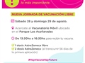 Radio Federal - Actualidad - ESTE FIN DE SEMANA HABRÁ DOS NUEVAS JORNADAS DE VACUNACIÓN LIBRE EN EL PARQUE LAS ACOLLARADAS