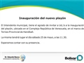 Radio Federal - Actualidad - Inauguración del Nuevo Playón