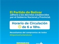 Radio Federal - Actualidad - EL PARTIDO DE BOLÍVAR ADHIERE A LAS NUEVAS MEDIDAS RESTRICTIVAS ESTABLECIDAS POR EL GOBIERNO NACIONAL Y PROVINCIAL