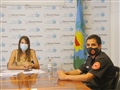 Radio Federal - Actualidad - LA INTENDENTA INTERINA M. LAURA RODRÍGUEZ RECIBIÓ AL BOMBERO VOLUNTARIO FRANCO ROJAS