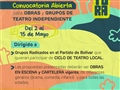 Radio Federal - Actualidad - “BOLÍVAR SOBRE TABLAS”: CONVOCATORIA ABIERTA PARA EL CICLO DE TEATRO LOCAL