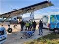 Radio Federal - Actualidad - Un Avión Sanitario Partió desde el Aeródromo de Bolívar para Trasladar al Motociclista que se Accidentó esta Mañana