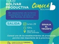 Radio Federal - Actualidad - SUMATE AL TOUR BOLÍVAR PRODUCTIVA ORGANIZADO POR LA MUNICIPALIDAD