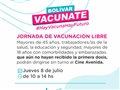 Radio Federal - Actualidad - 9 Y 10 DE JULIO HABRÁ JORNADAS DE VACUNACIÓN LIBRE PARA MAYORES DE 40 AÑOS