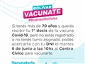 Radio Federal - Actualidad - LOS MAYORES DE 70 AÑOS PODRÁN APLICARSE LA PRIMERA DOSIS DE LA VACUNA CONTRA EL COVID SIN TURNO PREVIO 