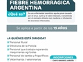Radio Federal - Actualidad - EL MUNICIPIO REALIZARÁ LA CAMPAÑA DE VACUNACIÓN CONTRA LA FIEBRE HEMORRÁGICA ARGENTINA EN LA EXPO RURAL DE BOLÍVAR