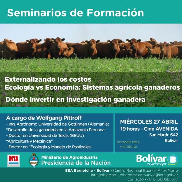 SEMINARIOS DE FORMACIÓN SOBRE GANADERÍA EN EL CINE AVENIDA