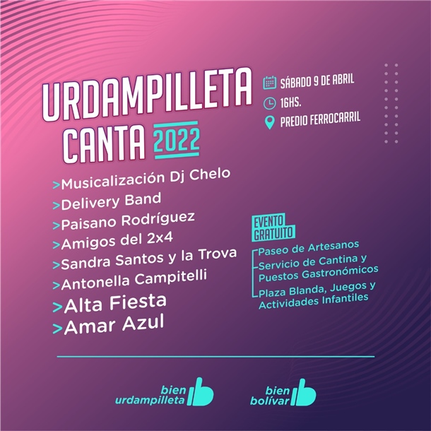 flyer Urdampilleta canta