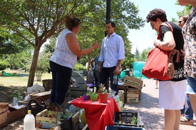 Intendente en la Feria Verde