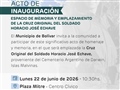 Radio Federal - Actualidad - SE INAUGURARÁ UN ESPACIO DE MEMORIA EN HOMENAJE AL SOLDADO HORACIO JOSÉ ECHAVE