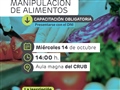 Radio Federal - Actualidad - NUEVA FECHA DEL CURSO DE MANIPULACIÓN DE ALIMENTOS