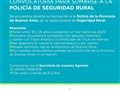 Radio Federal - Actualidad - SE ABRIÓ LA CONVOCATORIA PARA SUMARSE A LA POLICÍA DE SEGURIDAD RURAL