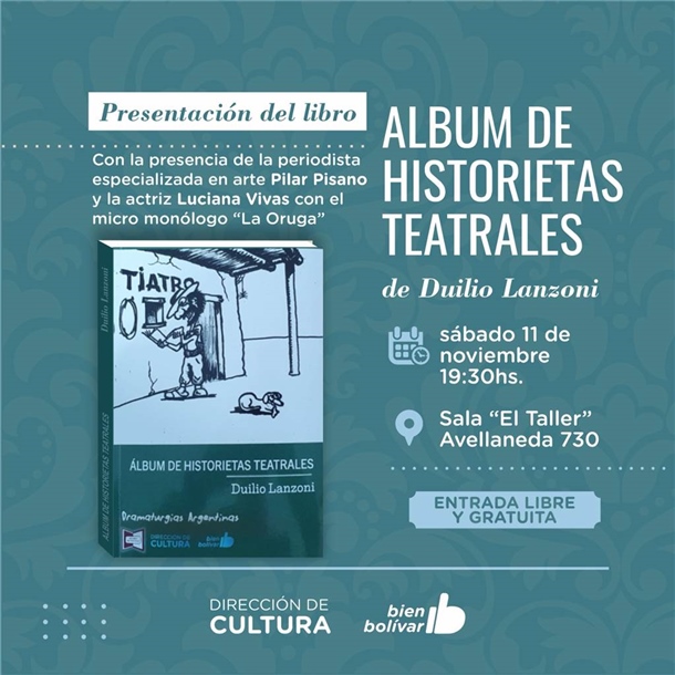 La Dirección de Cultura de la Municipalidad, encabezada por Jorge Fernández, acompaña la presentació
