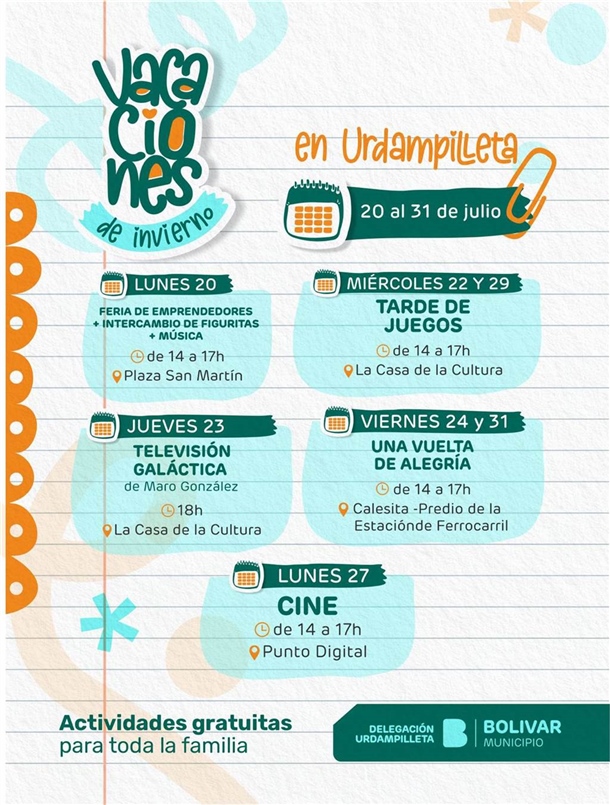 VACACIONES URDAMPILLETA