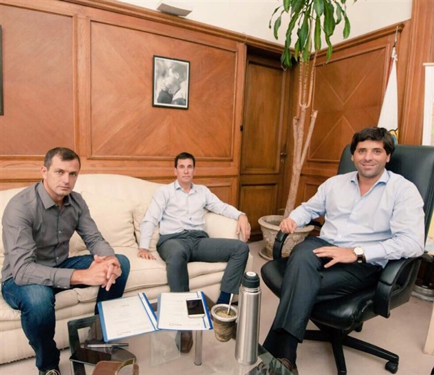 INTENDENTE SE REUNIÓ CON GARCÍA DE LUCA Y KERR